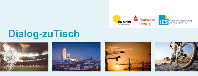 Abbildung: Veranstaltung Dialog-zuTisch zum Thema Sportstadt Leipzig als Wirtschaftsstandort