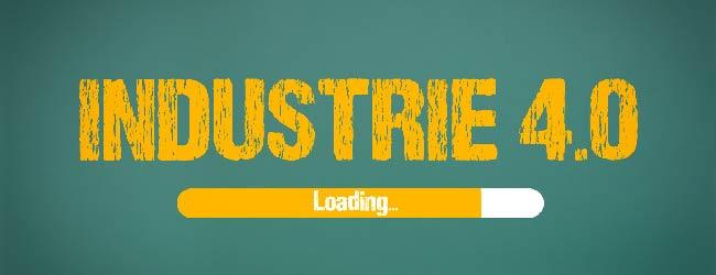 Abbildung: Schriftzug Industrie 4.0 Loading