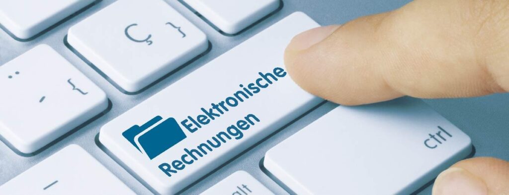 Abbildung: Tastatur mit der Taste Elektronische Rechnungen
