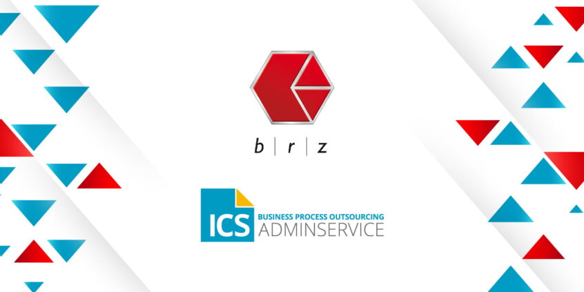 Abbildung: Logos ICS adminservice und Bremer Rechenzentrum - 20 Jahre Partnerschaft
