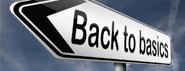 Abbildung: Wegweiser Back to basics