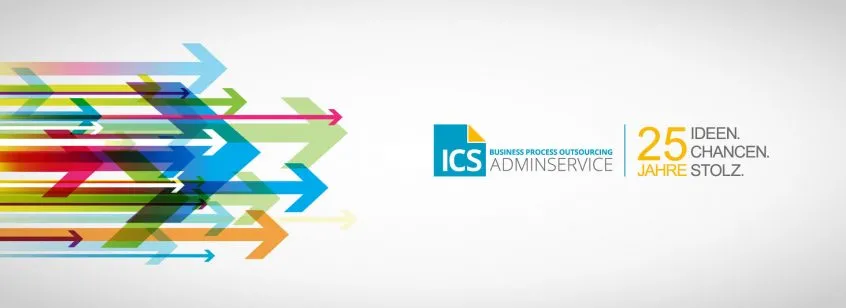 Abbildung: Logo Jubilaeum 25 Jahre ICS adminservice
